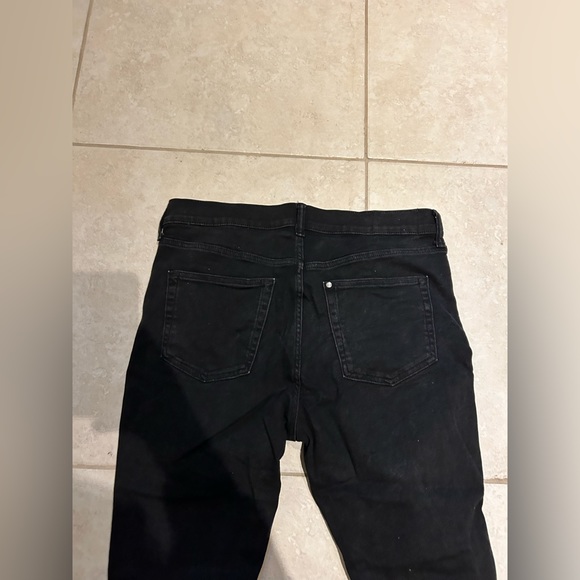 Men’s HnM skinny cropped ripped jeans size 36 colour black - Picture 10 of 10
